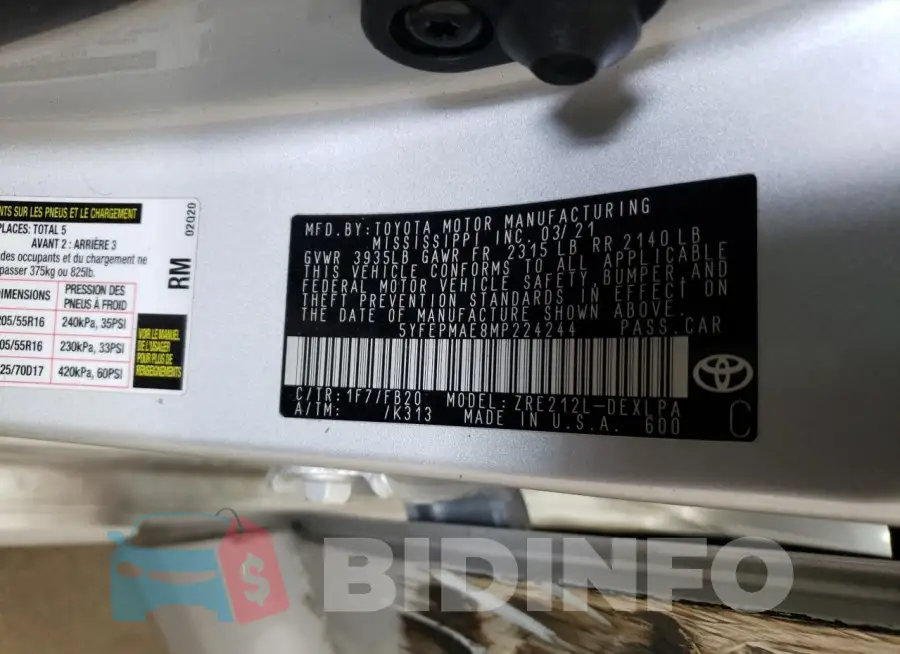 5YFEPMAE8MP224244 Photo# 12