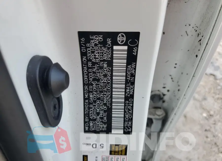 JTDZN3EU0GJ049872 Photo# 14