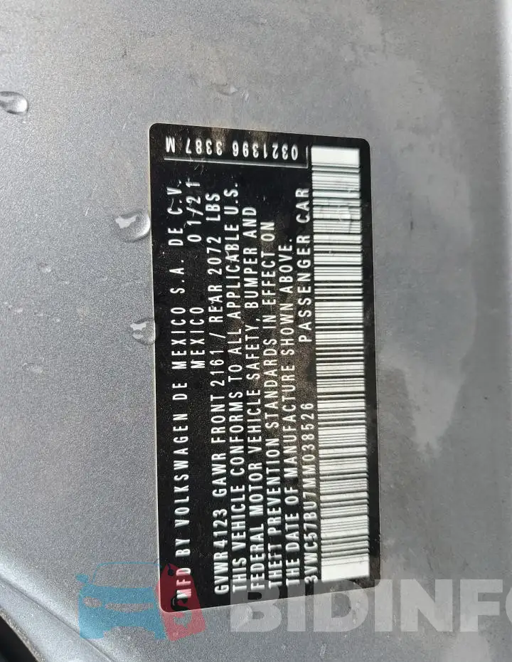 3VWC57BU7MM038526 Photo# 13