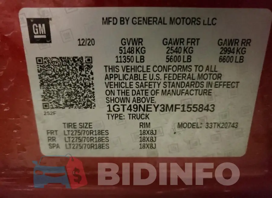 1GT49NEY3MF155843 Photo# 12