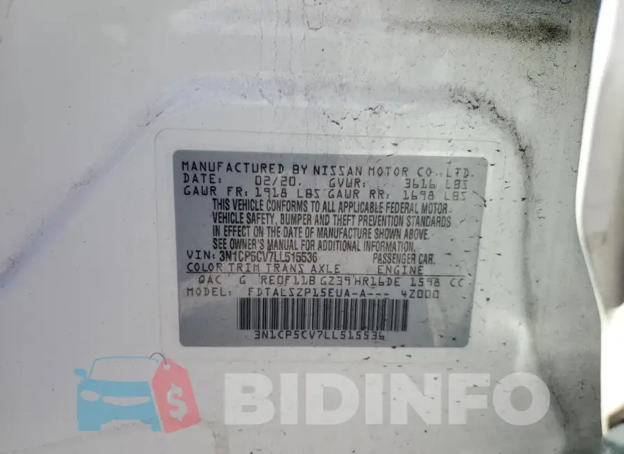 3N1CP5CV7LL515536 Photo# 13