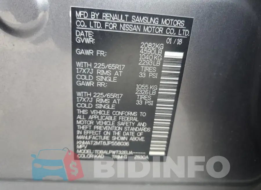KNMAT2MT8JP558036 Photo# 14