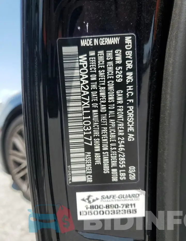 WP0AA2A7XLL103177 Photo# 12