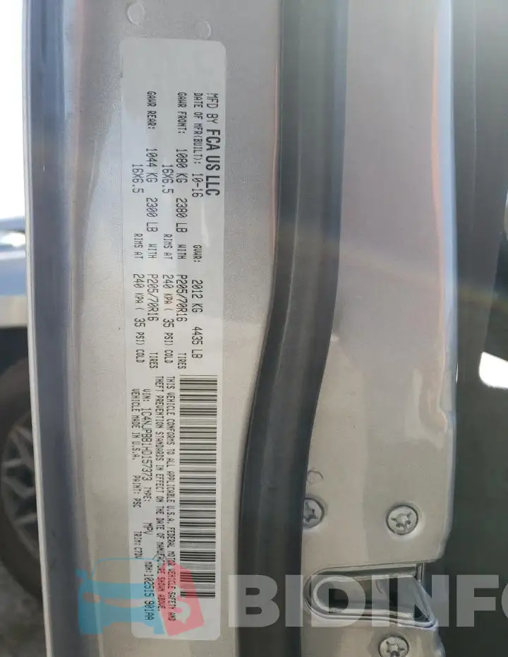 1C4NJPBB1HD157373 Photo# 12