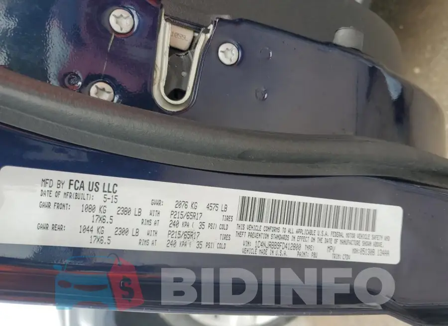 1C4NJRBB9FD412800 Photo# 13