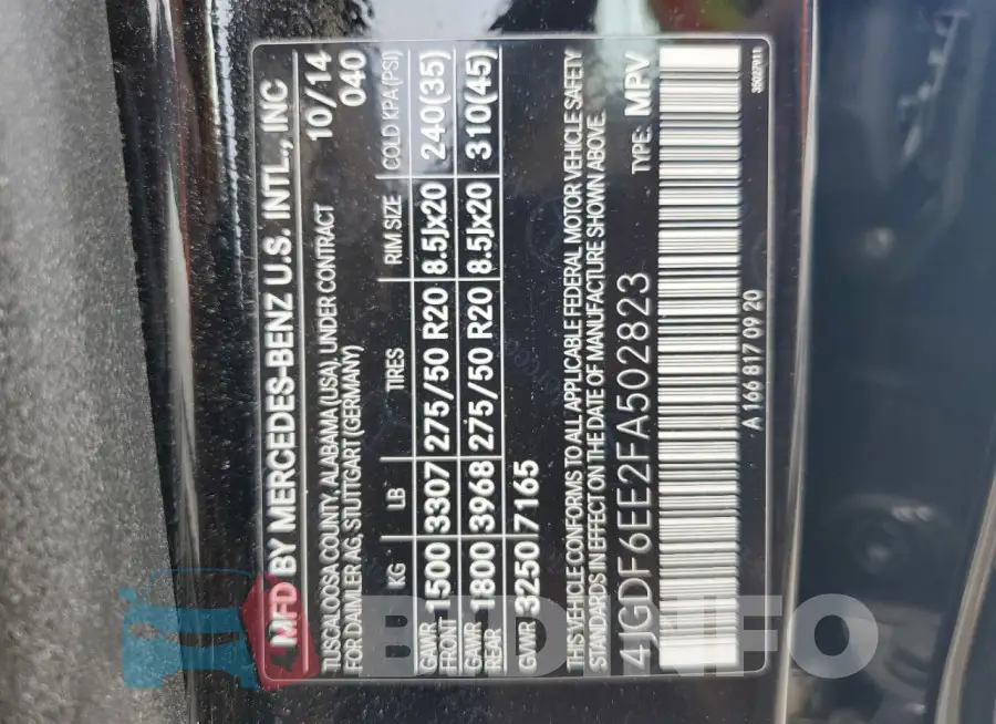 4JGDF6EE2FA502823 Photo# 13