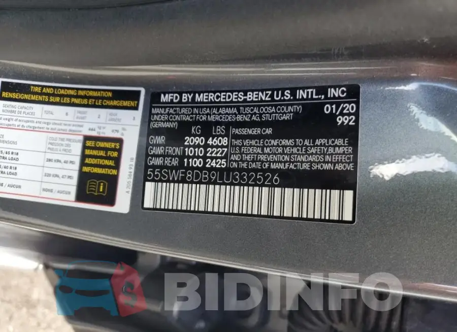 55SWF8DB9LU332526 Photo# 13