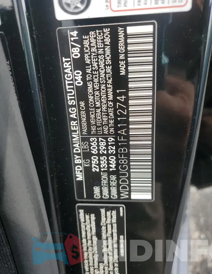 WDDUG8FB1FA112741 Photo# 12