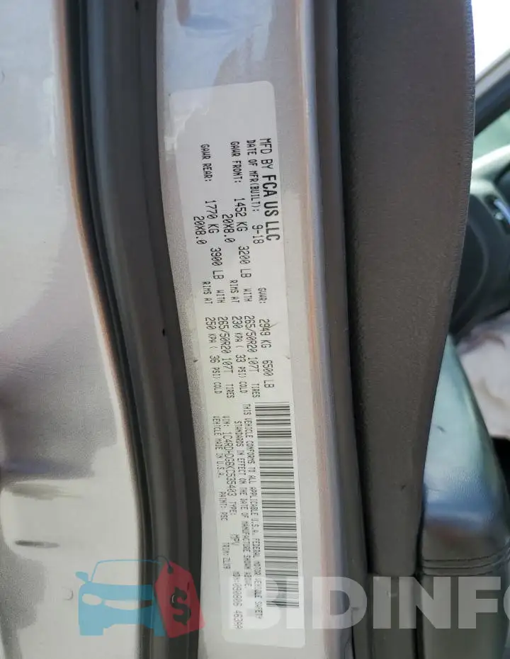 1C4RDHDG6KC535403 Photo# 12