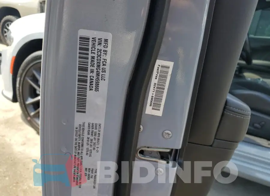 2C3CDXMG4MH598665 Photo# 13