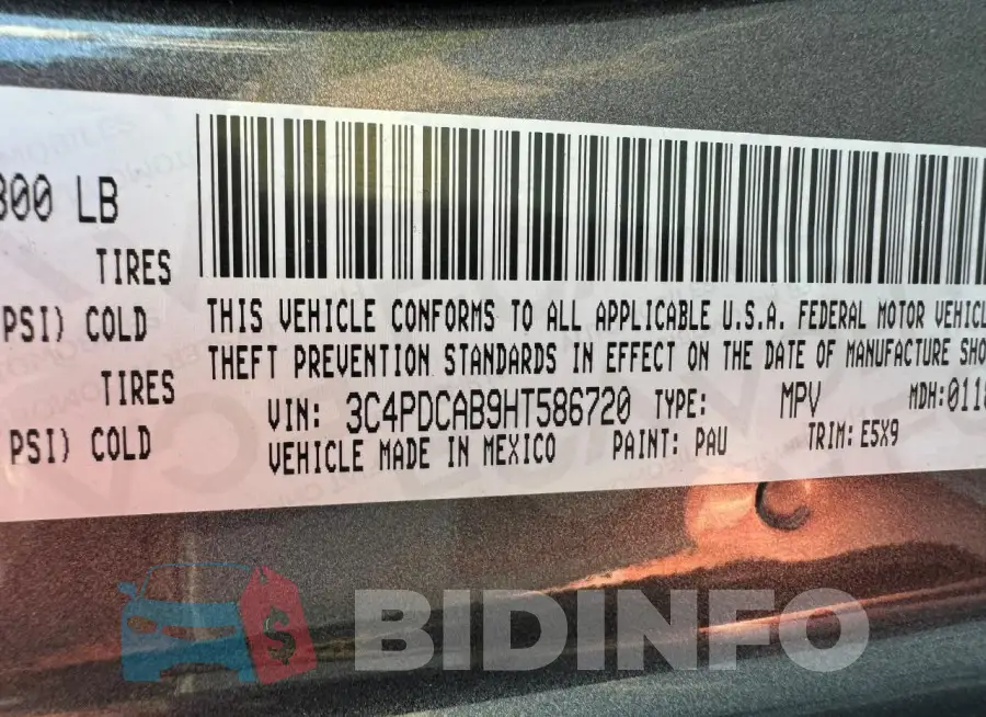 3C4PDCAB9HT586720 Photo# 10