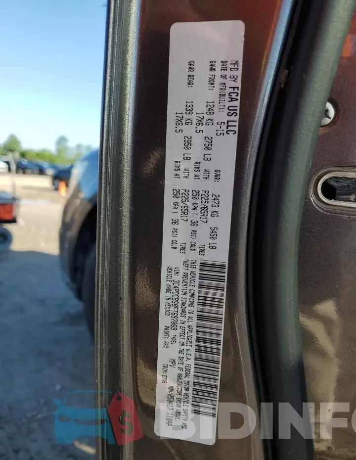 3C4PDCBG8FT697069 Photo# 13