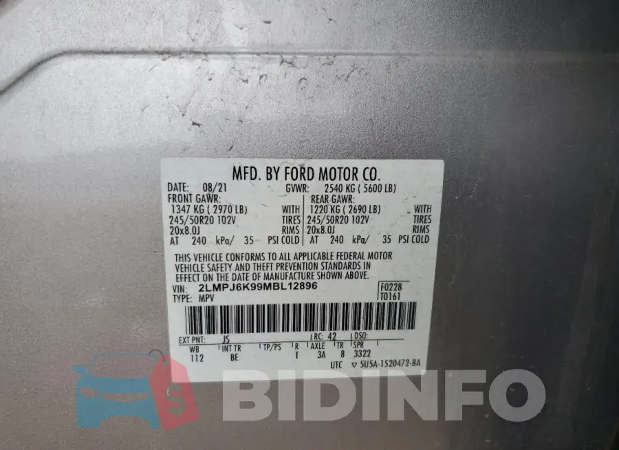 2LMPJ6K99MBL12896 Photo# 13