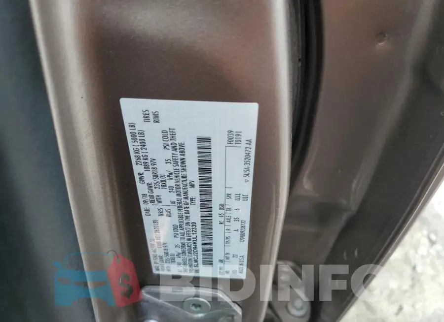 5LMCJ2D94KUL12339 Photo# 12