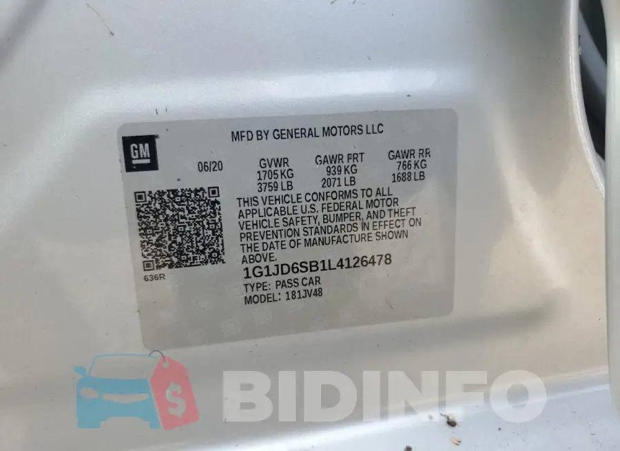 1G1JD6SB1L4126478 Photo# 13