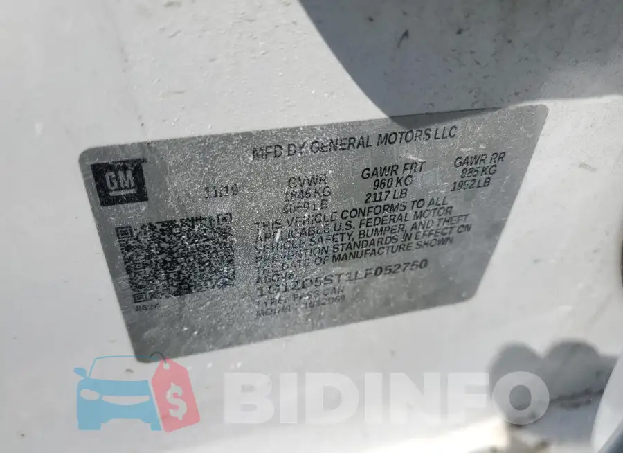 1G1ZD5ST1LF052750 Photo# 12