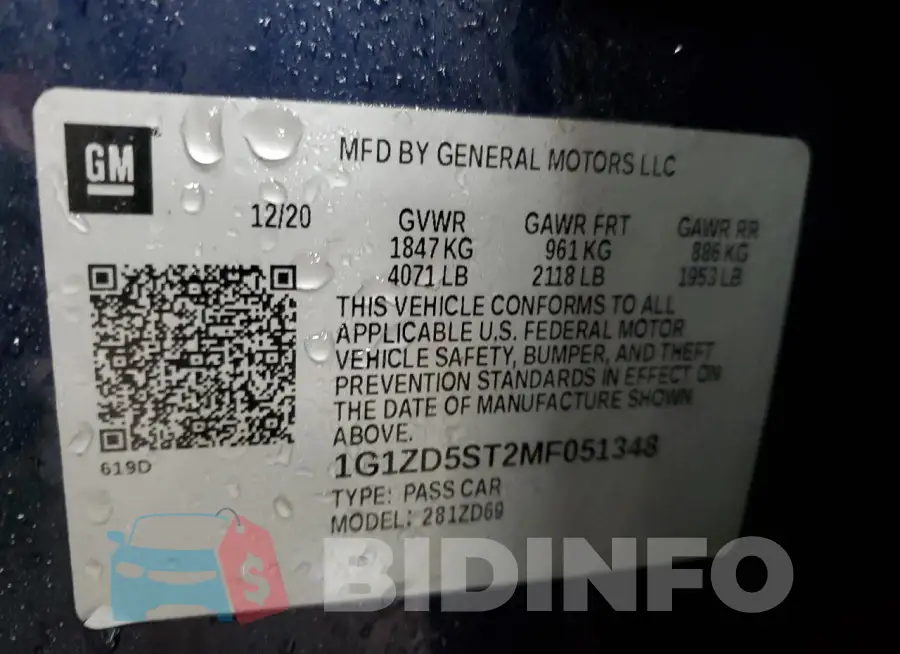 1G1ZD5ST2MF051348 Photo# 12