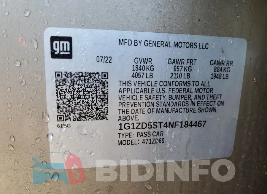1G1ZD5ST4NF184467 Photo# 13