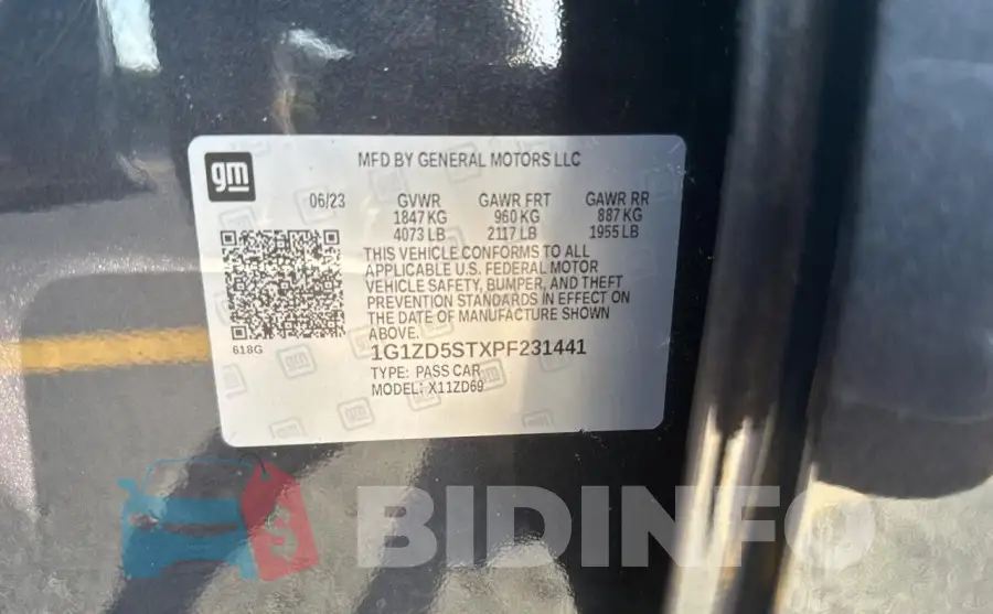 1G1ZD5STXPF231441 Photo# 10