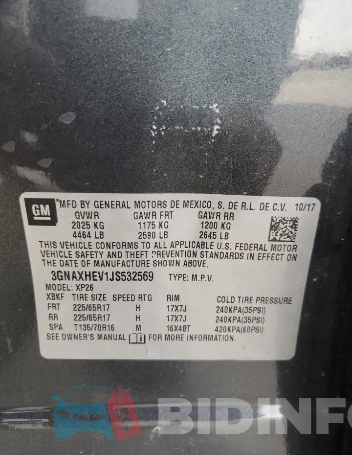 3GNAXHEV1JS532569 Photo# 13