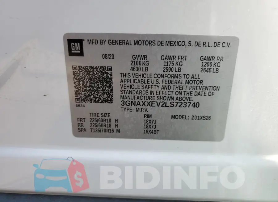 3GNAXXEV2LS723740 Photo# 13
