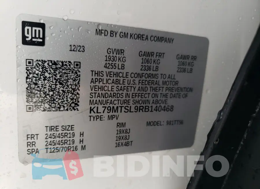 KL79MTSL9RB140468 Photo# 14