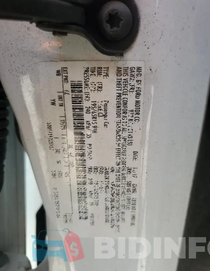 1FADP3E28JL210229 Photo# 12