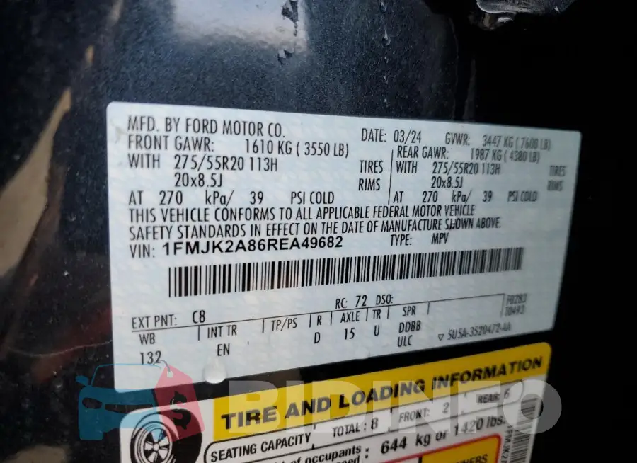 1FMJK2A86REA49682 Photo# 13