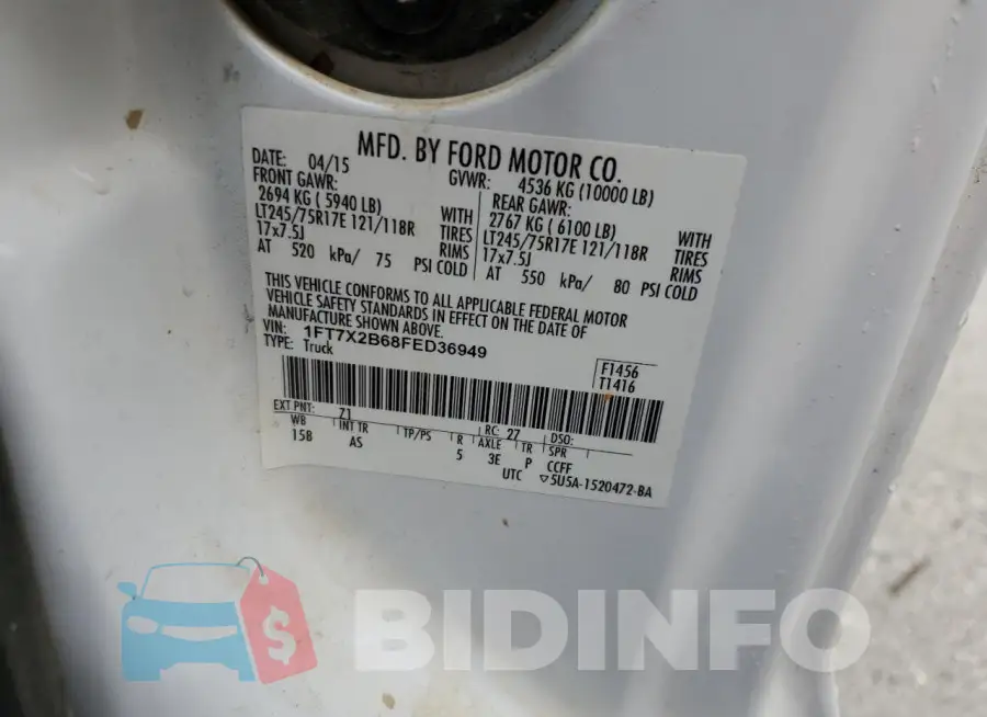 1FT7X2B68FED36949 Photo# 12