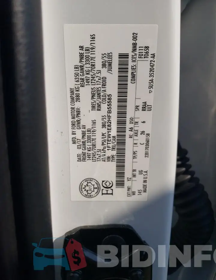 1FTEW1E82HFB55585 Photo# 12