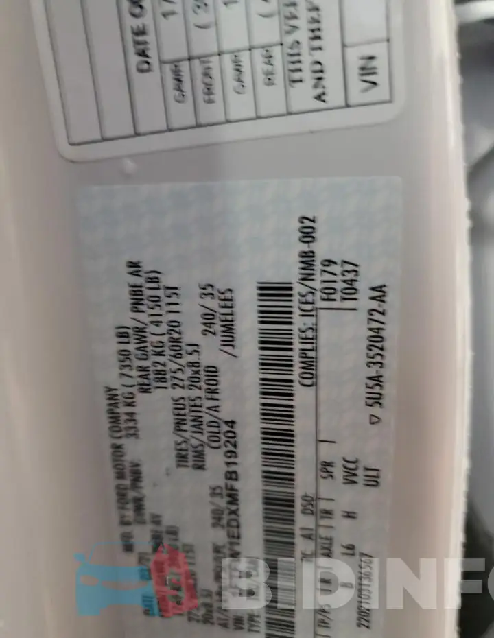 1FTFW1EDXMFB19204 Photo# 12