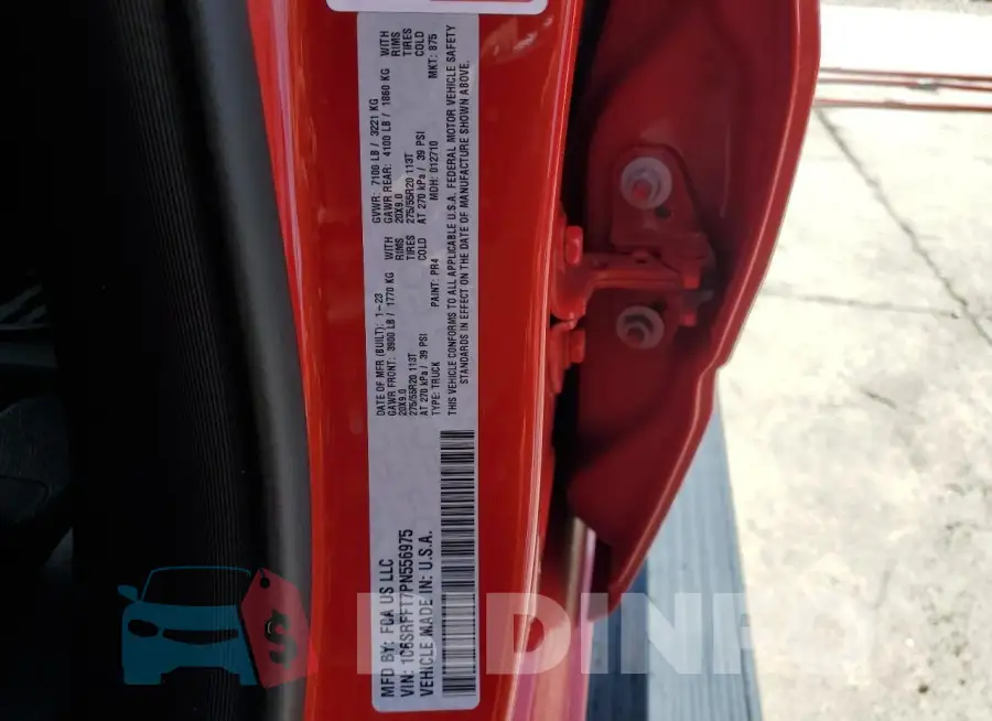 1C6SRFFT7PN556975 Photo# 12