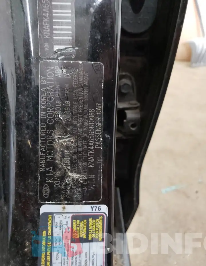 KNAFK4A65G5610968 Photo# 12