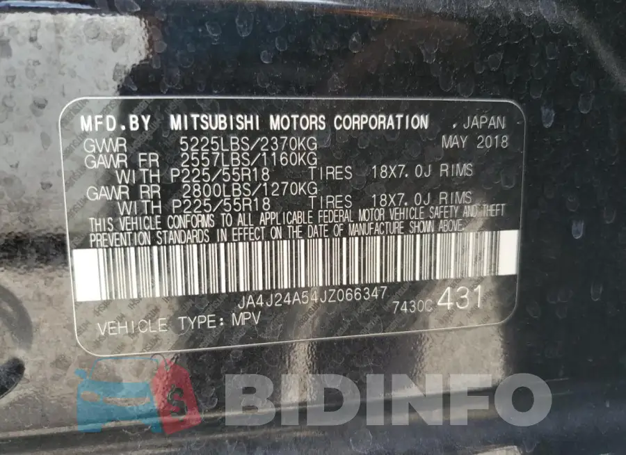 JA4J24A54JZ066347 Photo# 12