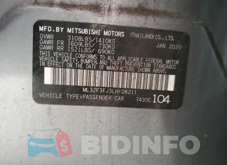 ML32F3FJ3LHF08211 Photo# 12