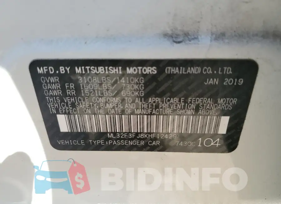 ML32F3FJ8KHF12429 Photo# 13