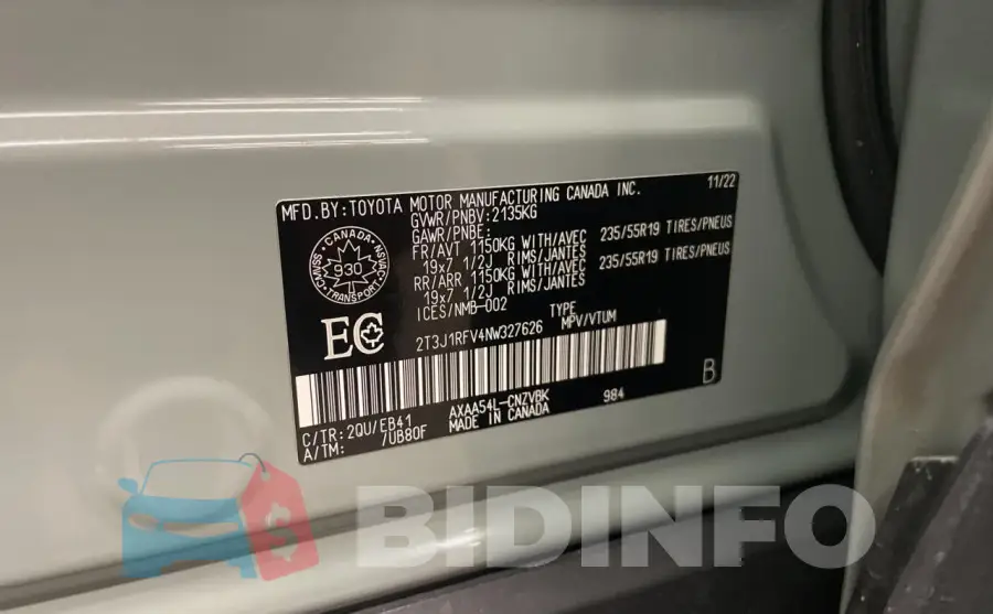 2T3J1RFV4NW327626 Photo# 10