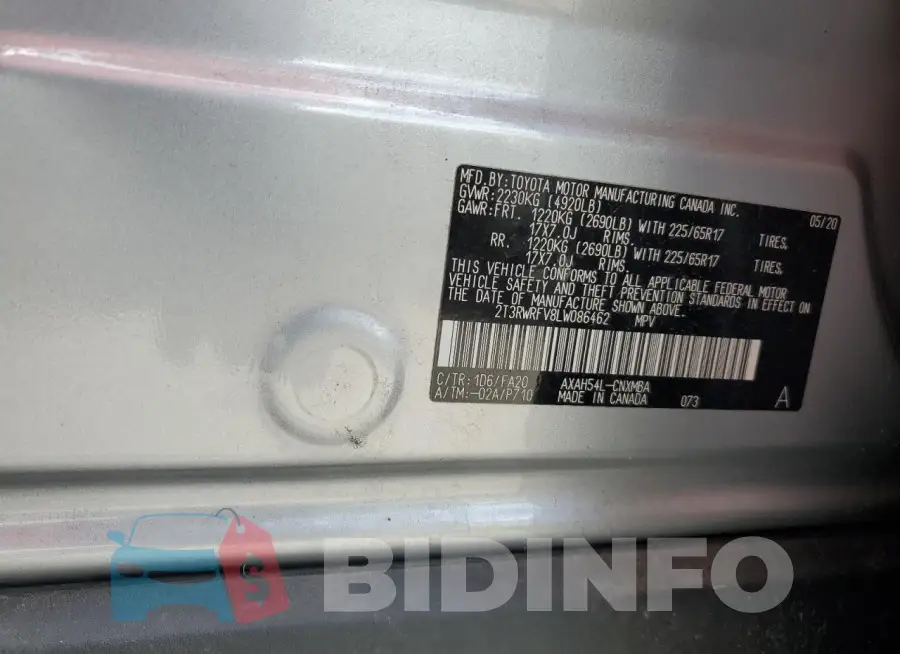 2T3RWRFV8LW086462 Photo# 13