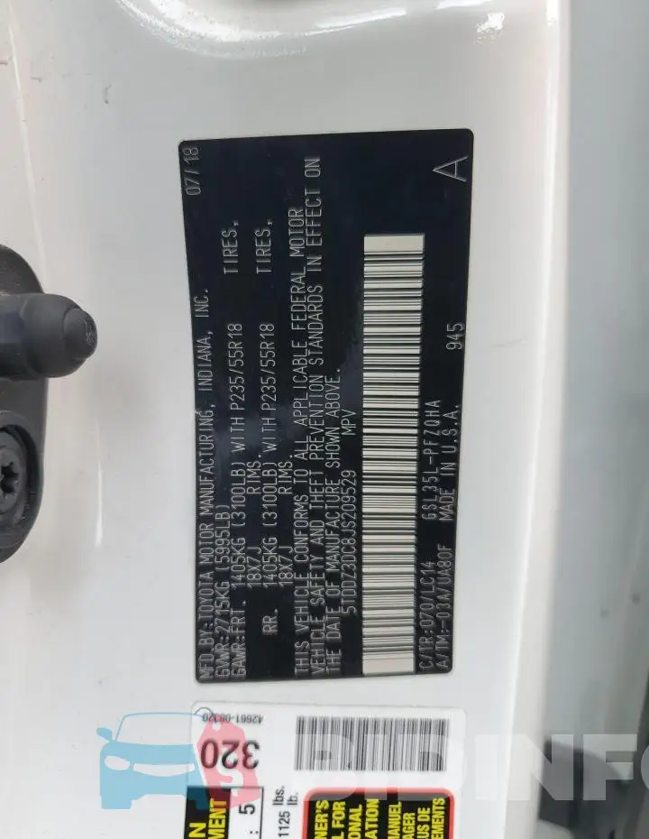 5TDDZ3DC8JS209529 Photo# 12