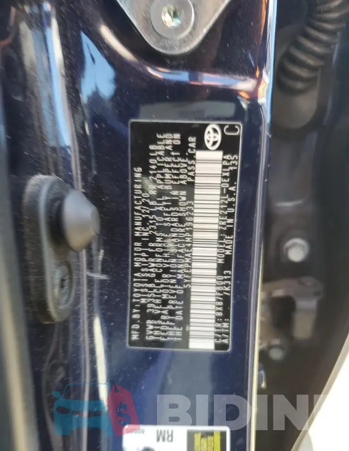 5YFEPMAE4MP196233 Photo# 12