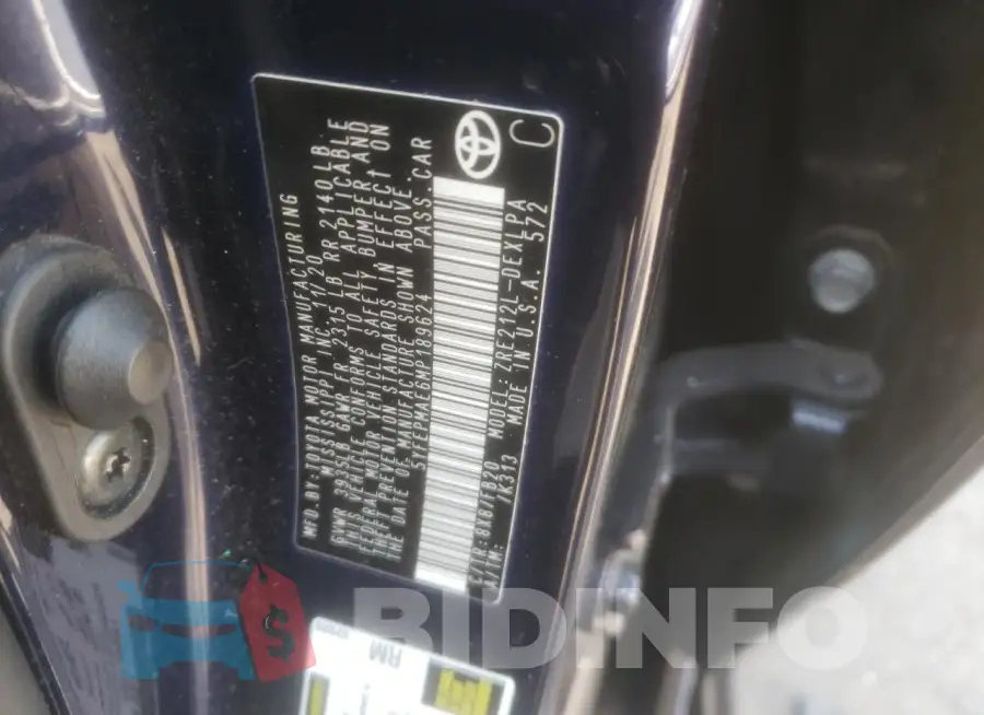 5YFEPMAE6MP189624 Photo# 12