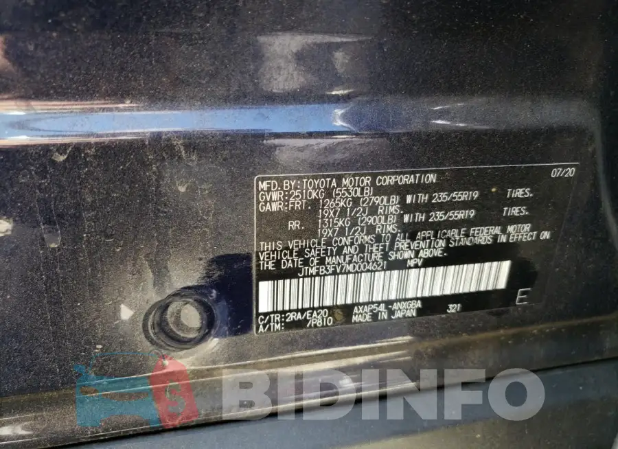 JTMFB3FV7MD004621 Photo# 13