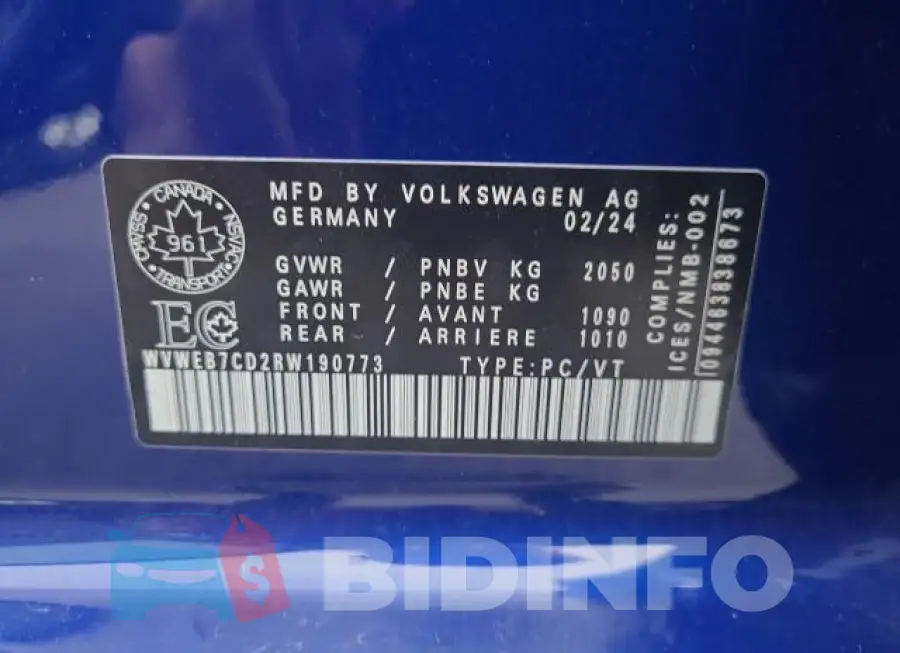 WVWEB7CD2RW190773 Photo# 10