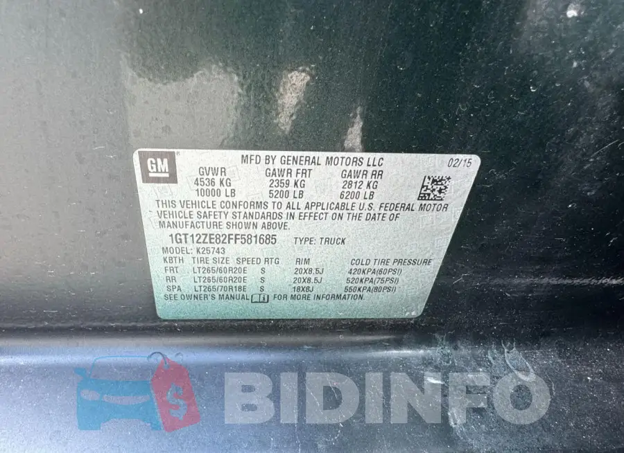 1GT12ZE82FF581685 Photo# 10