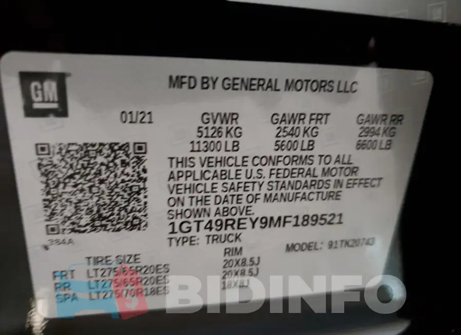1GT49REY9MF189521 Photo# 12