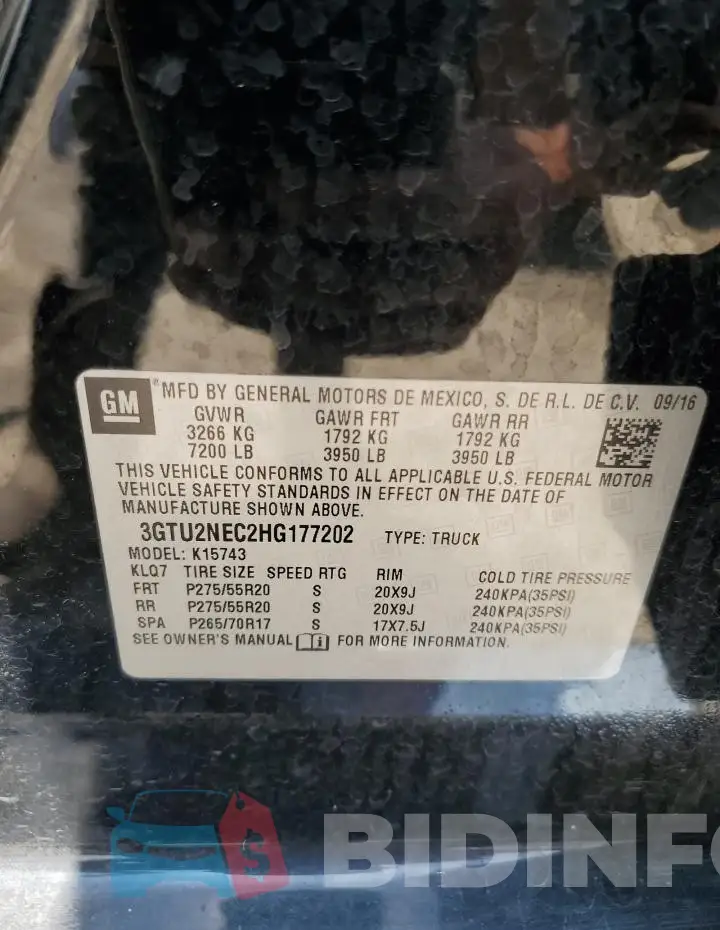 3GTU2NEC2HG177202 Photo# 12