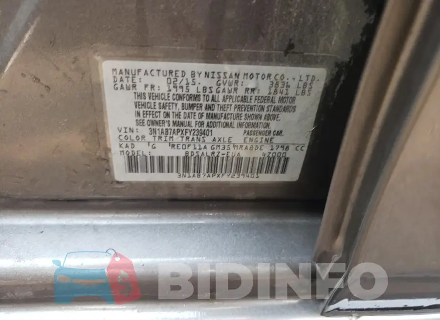 3N1AB7APXFY239401 Photo# 12