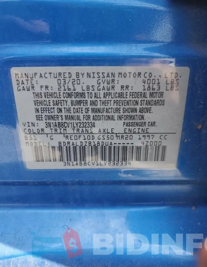 3N1AB8CV1LY232334 Photo# 12