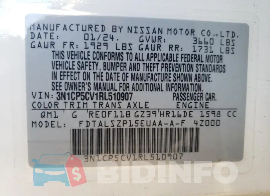 3N1CP5CV1RL510907 Photo# 12