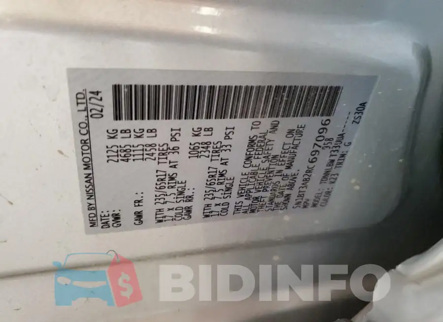 5N1BT3AB2RC697096 Photo# 13